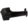 Rear Primed Bumper Cover, Without Parallel Park Assist