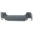 Rear Primed Bumper Cover 2.0L, 4Cyl
