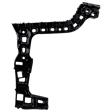 Rear, Passenger Side Bumper Bracket