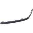 Rear, Passenger Side, Outer Bumper Trim, Black