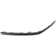 Rear, Passenger Side, Outer Bumper Trim, Black