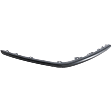 Rear, Driver Side, Outer Bumper Trim, Black