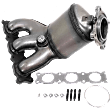 2012 Land Rover LR2 Base - Driver Side Catalytic Converter, 3.2L 6Cyl, Federal EPA Standard, 46-State Legal (Cannot ship to CA, CO, NY or ME), Direct Replacement Series