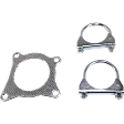 2009-2017 Volkswagen Tiguan - Front Catalytic Converter, 2.0L, 4Cyl, Federal EPA Standard, 46-State Legal (Cannot ship to CA, CO, NY or ME), Direct Replacement Series, Direct Fit