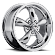 100C-2956500 Aluminum Silver Wheel, 20 in. X 9.5 in., 5 x 4.5 in. Bolt Pattern