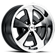 109P-7906500 Aluminum Black Wheel, 17 in. X 9 in., 5 x 4.5 in.