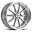 110S-2956100 Aluminum Gray Wheel, 20 in. X 9.5 in., 5 x 4.75 in. Bolt Pattern, Fits Fits GM A, B, C, D, E, F, G, H, K, S, T, X-Body