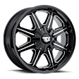 823M-2908112 Aluminum Black Wheel, 20 in. X 9 in., 8 x 6.5 in. Bolt Pattern
