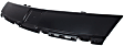 Front, Upper Primed Bumper Cover, Sedan