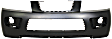 Front, Upper Primed Bumper Cover, For Models Without Red Line