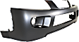 Front, Upper Primed Bumper Cover, For Models Without Red Line