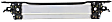 Front Bumper Reinforcement, Aluminum, 4 Cyl., 2.5L Engine