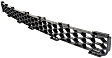 Front, Upper Bumper Grille, Textured Black, Base Model, 4 Cyl., 1.5L Engine