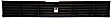 Grille Assembly, Painted Black Shell and Insert, Base Model, 4 Cyl., 1.5L Engine