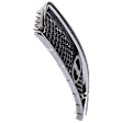 Grille Assembly, Chrome Shell with Black Insert