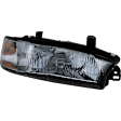 Passenger Side Headlight, with Bulb, Halogen, Clear Lens