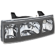 2002-2004 Saturn Vue - Driver Side Headlight, with Bulb, Halogen, Clear Lens