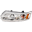 Driver Side Halogen Headlight, With bulb(s), OE Replacement, Sedan