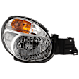 Passenger Side Headlight, with Bulb, Halogen, Clear Lens