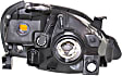 Driver Side Headlight, without Bulb, Halogen, Clear Lens