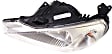 Driver Side Headlight, without Bulb, Halogen, Clear Lens