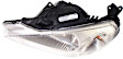 Driver Side Headlight, without Bulb, Halogen, Clear Lens