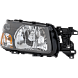 Passenger Side Headlight, with Bulb, Halogen, Clear Lens, 4 Cyl., 2.5L Engine