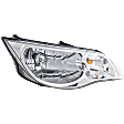 Passenger Side Headlight, with Bulb, Halogen, Clear Lens