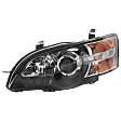 Driver Side Headlight, with Bulb, Halogen, Clear Lens, CAPA Certified