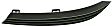 Front, Driver Side, Outer Bumper Grille, Black