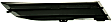 Front, Driver Side, Outer Bumper Grille, Black