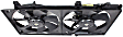 2006 Subaru Forester X - Radiator Fan 4 Cyl 2.5L, Non-Turbocharged, Dual fan