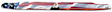 2057-30 Bug Shield, Patriotic, Bolt-On Attachment Style, Vigilante Premium Series