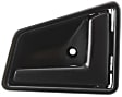 Front, Passenger Side Textured Black Interior Door Handle