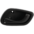 Front Or Rear, Driver Side Textured Black Interior Door Handle