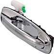 Front And Rear, Driver And Passenger Side Exterior Door Handle, Chrome, With Key Hole