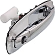 Front And Rear, Driver And Passenger Side Exterior Door Handle, Chrome, With Key Hole
