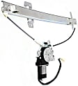 Front, Driver Side Power Window Regulator, With Motor
