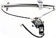 Front, Driver Side Power Window Regulator, With Motor