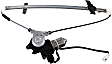 Rear, Driver Side Power Window Regulator, With Motor
