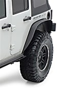 76838 Front, Driver and Passenger Side Fender Flares, Powdercoated Textured Black XRC Tube Series