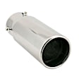 25556 Exhaust Tip - Polished, Stainless Steel, Universal, Sold individually