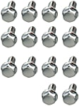 4688 Universal Diferential Cover Bolt, 5/16 in.-18 x 3/4 in. Sized Bolts, Hex Head, Chrome, Set Of 14