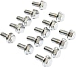 4688 Universal Diferential Cover Bolt, 5/16 in.-18 x 3/4 in. Sized Bolts, Hex Head, Chrome, Set Of 14