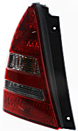 Driver Side Tail Light, with Bulb, Halogen, Clear and Red Lens, 4 Cyl., 2.5L Engine