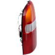 Driver Side Tail Light, with Bulb, Halogen, Amber, Clear and Red Lens