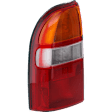 Driver Side Tail Light, with Bulb, Halogen, Amber, Clear and Red Lens