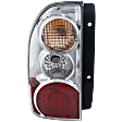 Driver Side Tail Light, with Bulb, Halogen, Clear and Red Lens, 6 Cyl., 2.7L Engine