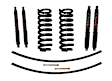 1996 Mazda B3000 - Suspension Lift Kit - 1.5 in., Kit
