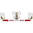7253 Direct Fit Steering Stabilizer, Kit